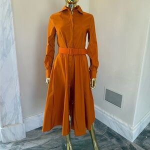 Carolina Herrera Orange Dress